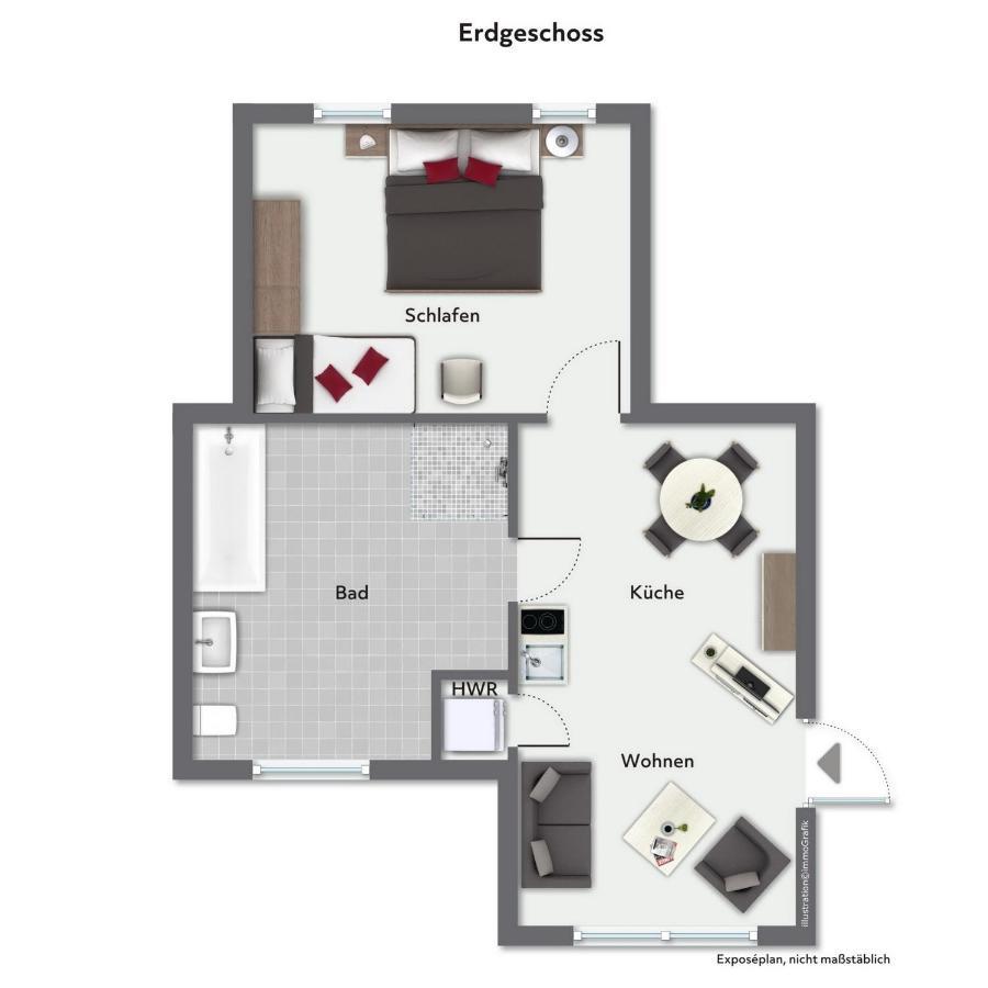 Poststrasse 32A Wohnung 01 Ostseebad Kühlungsborn Exteriör bild